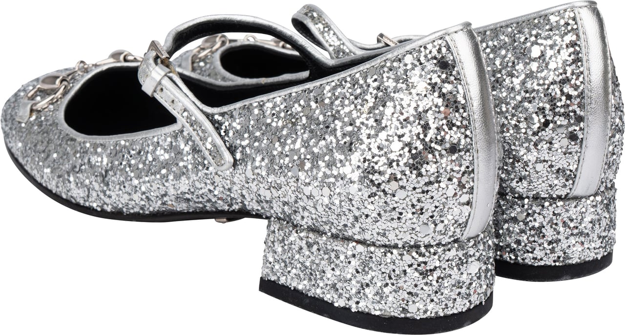 Gucci Glitter Horsebit Pumps (35,5) Divers