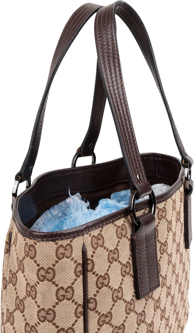 Gucci Gucci GG Monogram Handbag Bruin
