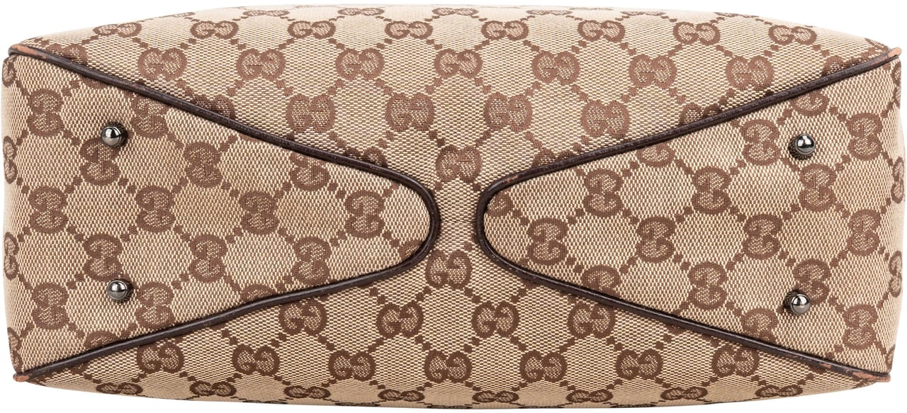 Gucci Gucci GG Monogram Handbag Bruin