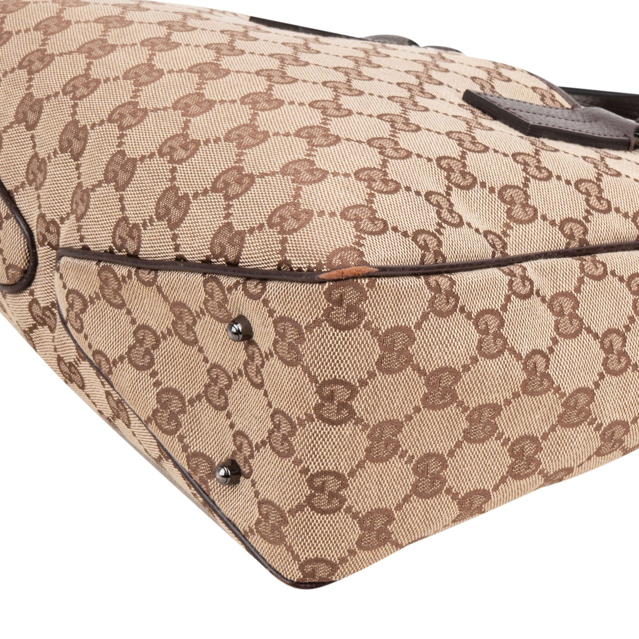 Gucci Gucci GG Monogram Handbag Bruin