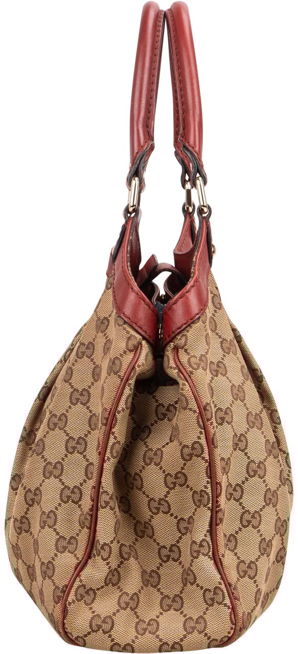 Gucci Gucci GG Monogram Sukey Handbag Bruin