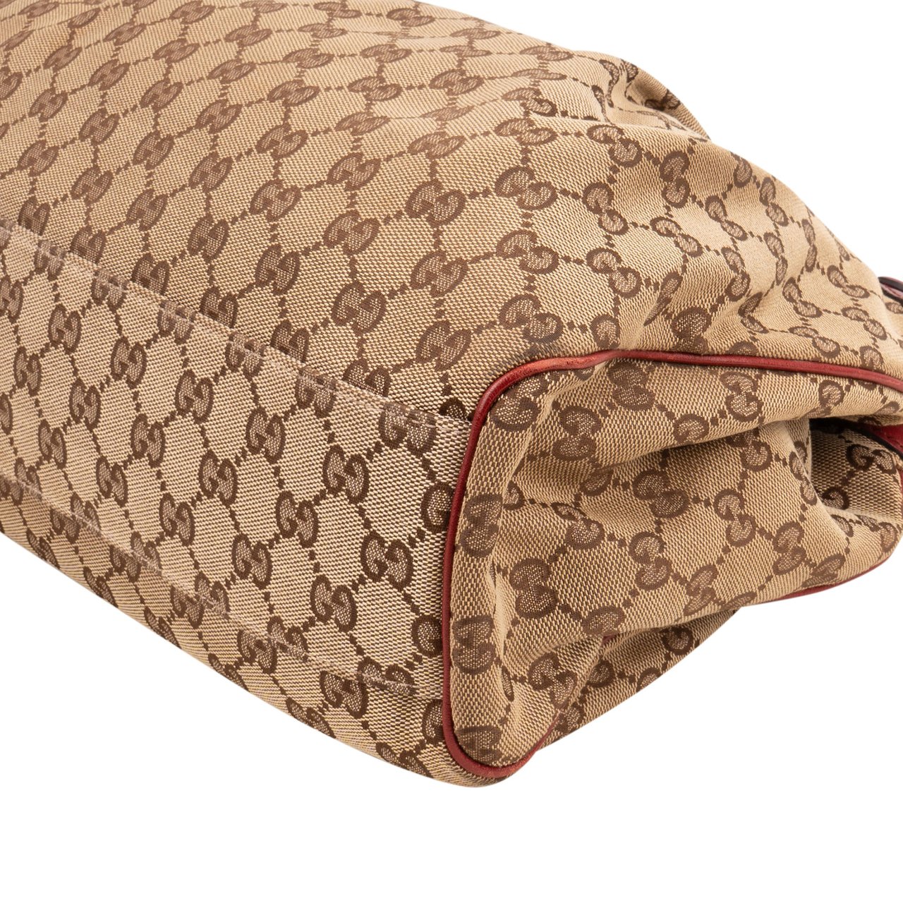 Gucci Gucci GG Monogram Sukey Handbag Bruin