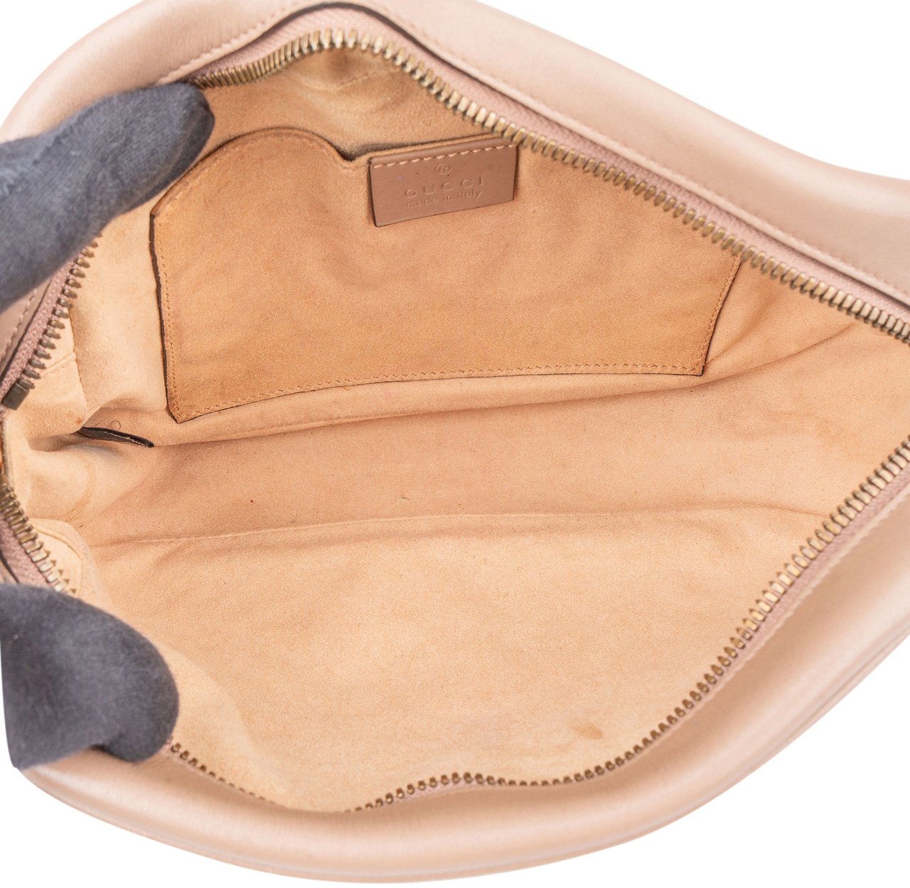 Gucci Gucci Quilted Leather Marmont GG Crossbody Bag Bruin