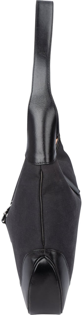 Gucci Gucci Classic Cotton Jackie Shoulder Bag Zwart