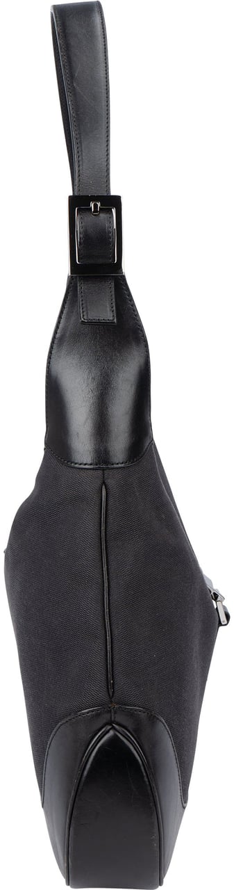 Gucci Gucci Classic Cotton Jackie Shoulder Bag Zwart