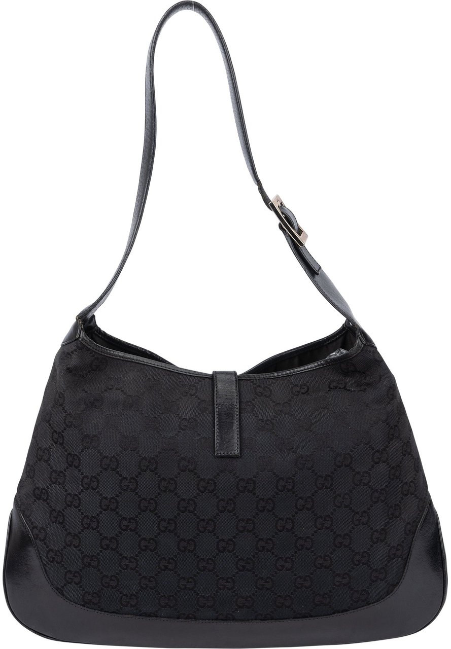 Gucci Gucci GG Monogram Jackie Shoulder Bag Zwart