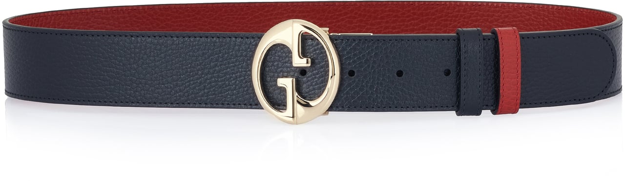 Gucci Gucci Wendegürtel schwarz-rot Zwart