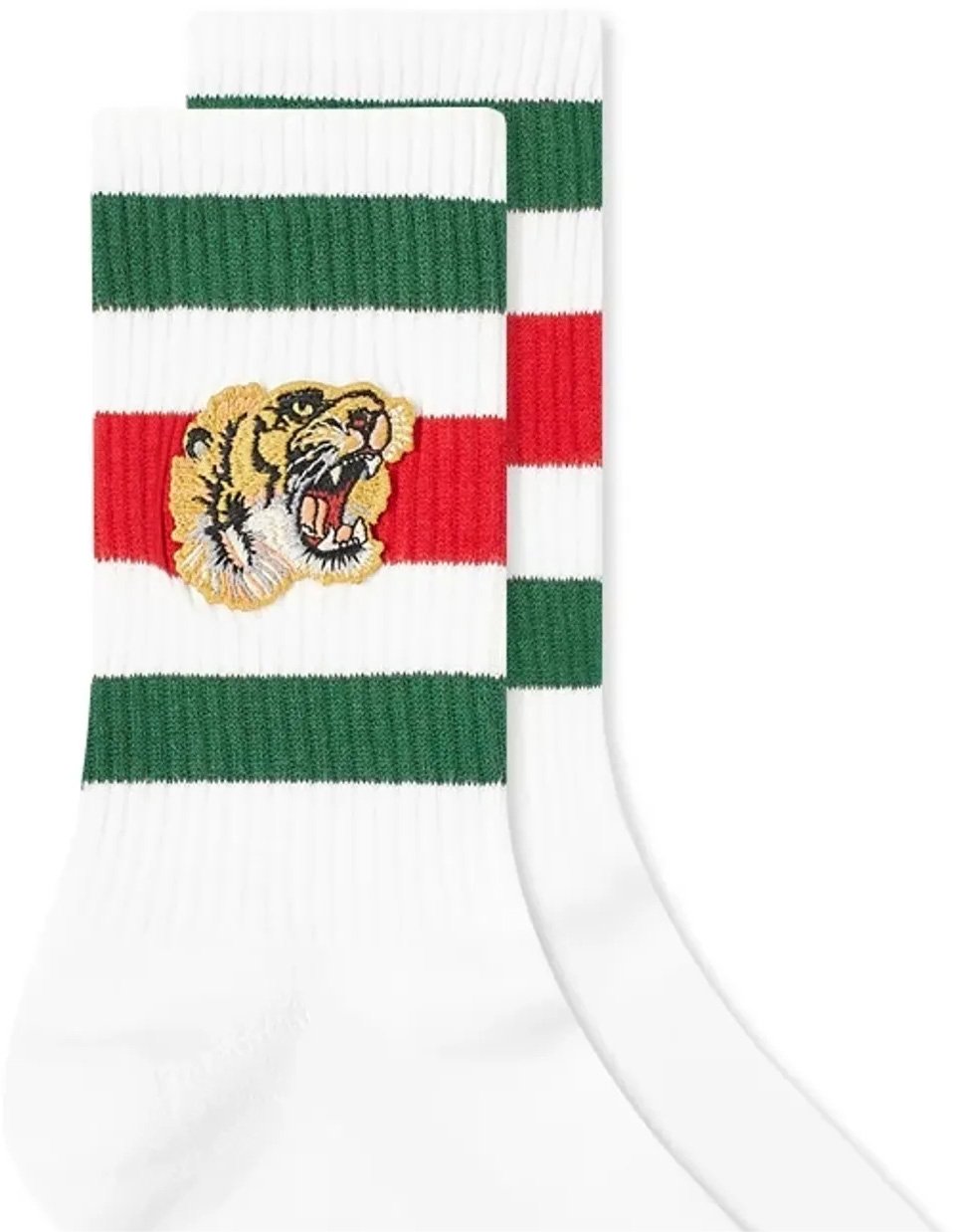 Gucci Little Williams Tiger Logo Socks Wit