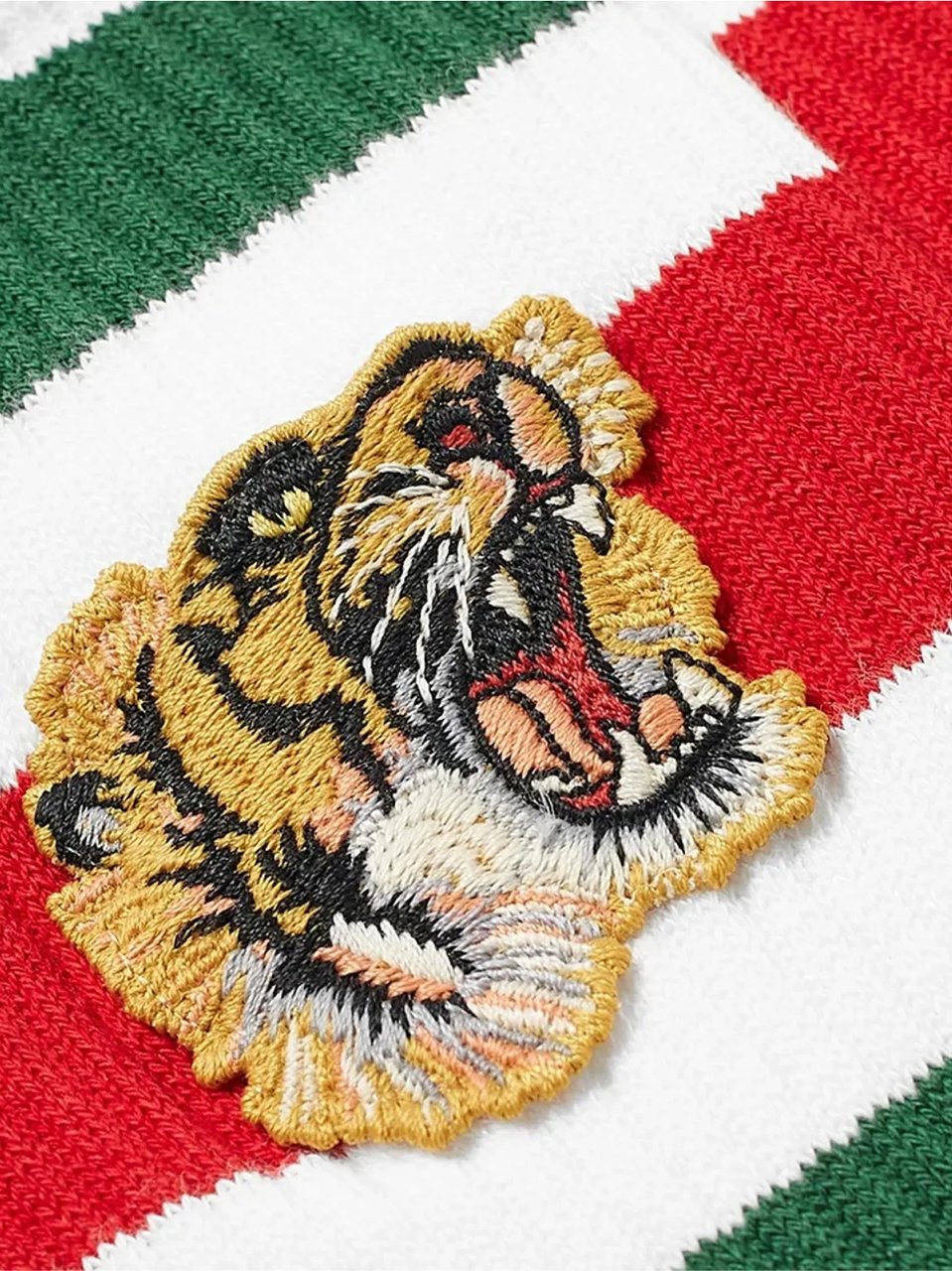Gucci Little Williams Tiger Logo Socks Wit