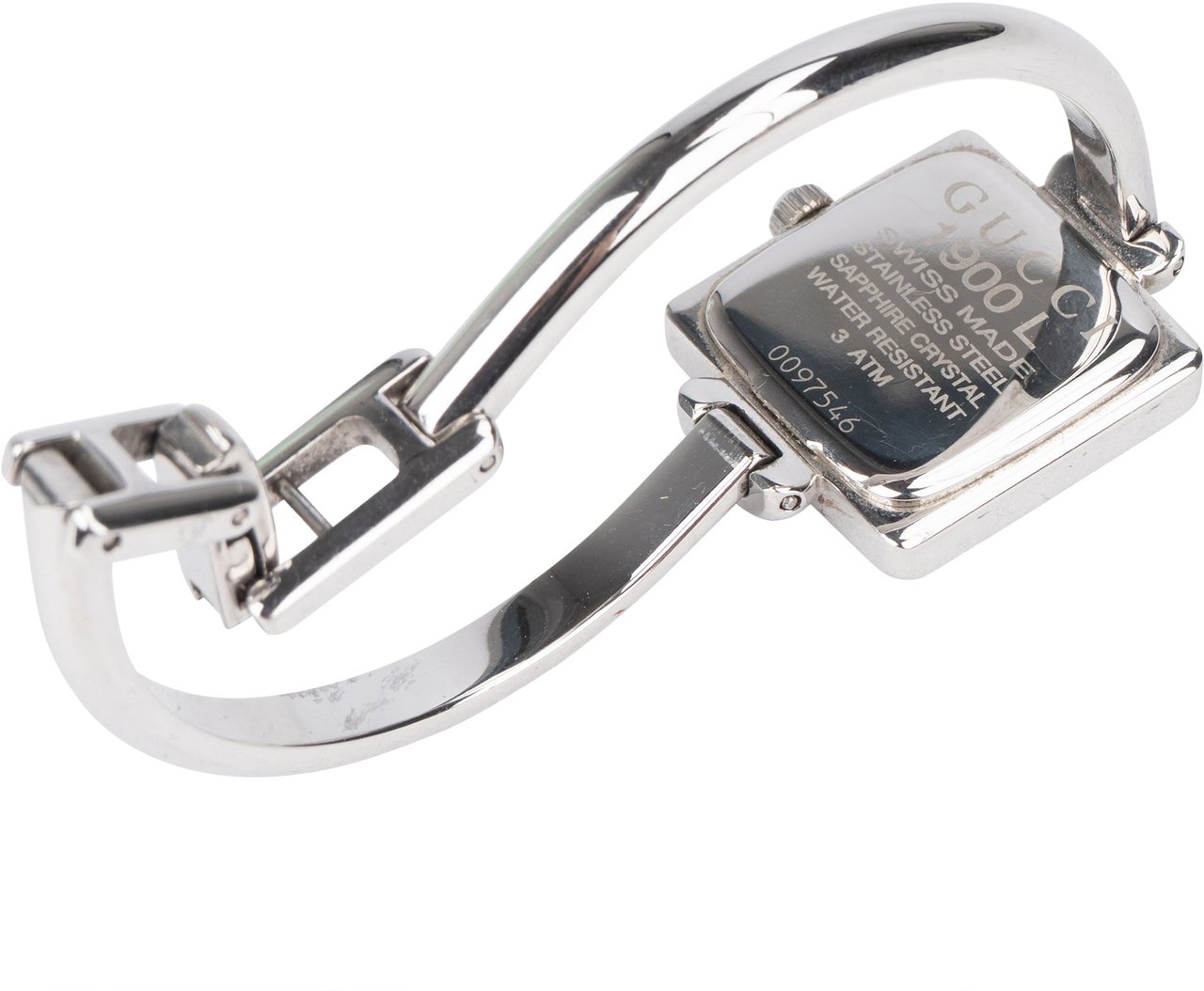 Gucci Gucci Silver Tone Black Dial 1900L Watch Divers