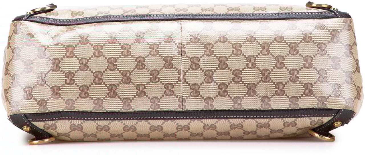 Gucci GG Crystal Abbey D Ring Tote Bruin