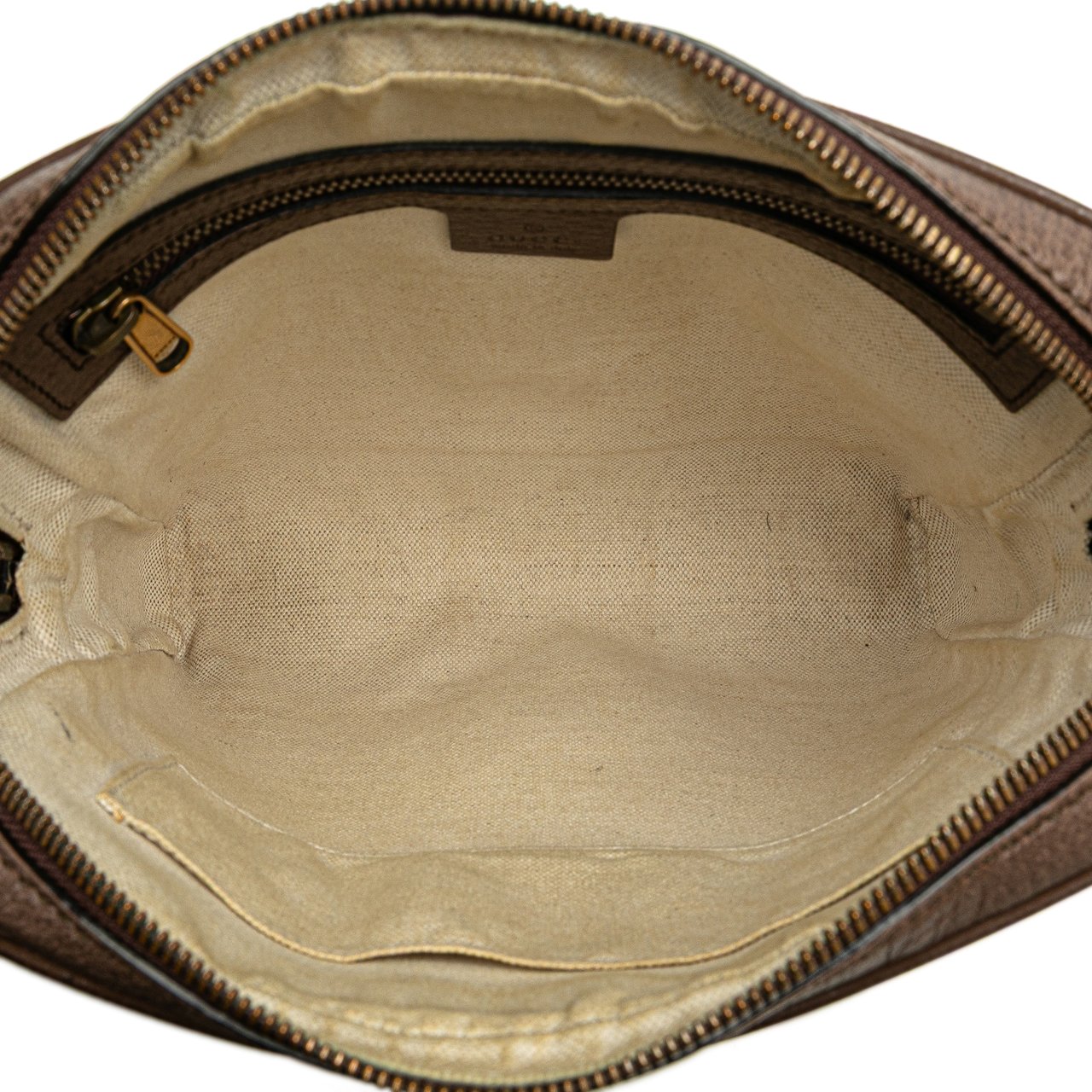 Gucci Small GG Supreme Web Ophidia Messenger Bag Bruin