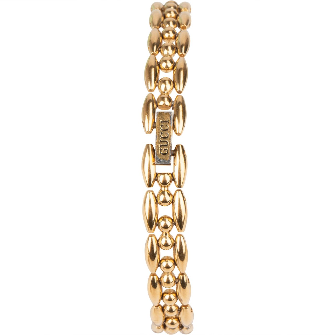 Gucci Gucci Gold Tone Bezel Women Watch Goud