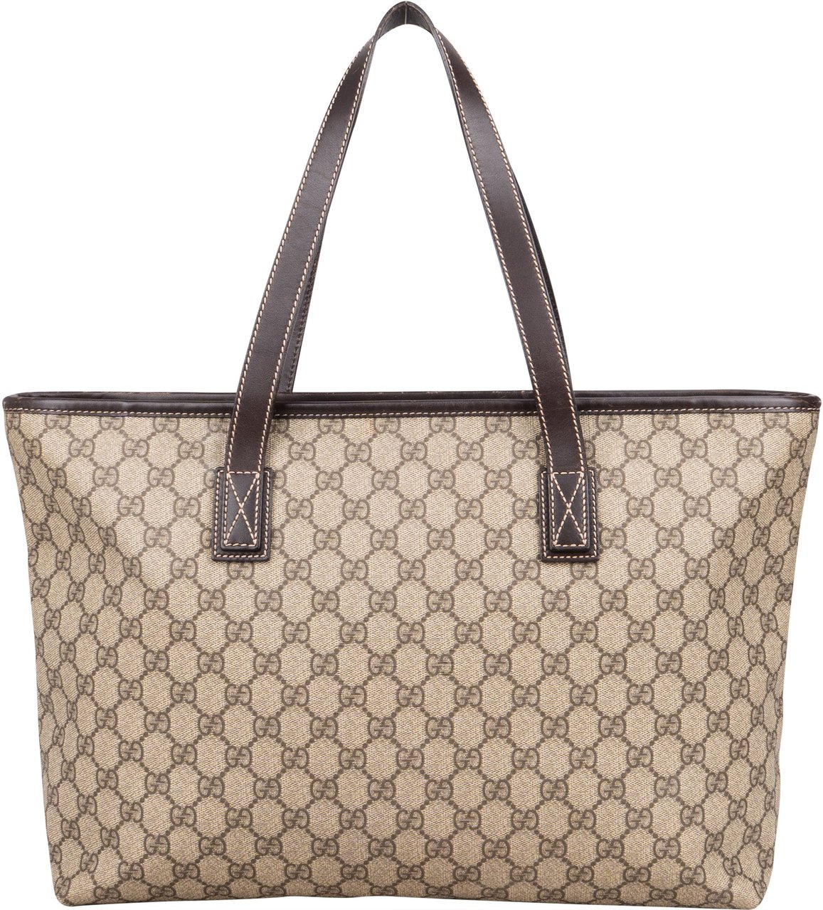 Gucci Gucci GG Supreme Monogram Handbag Bruin