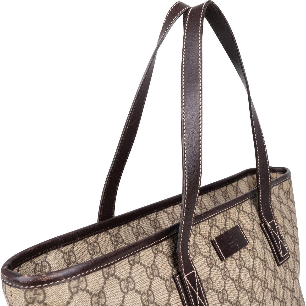 Gucci Gucci GG Supreme Monogram Handbag Bruin