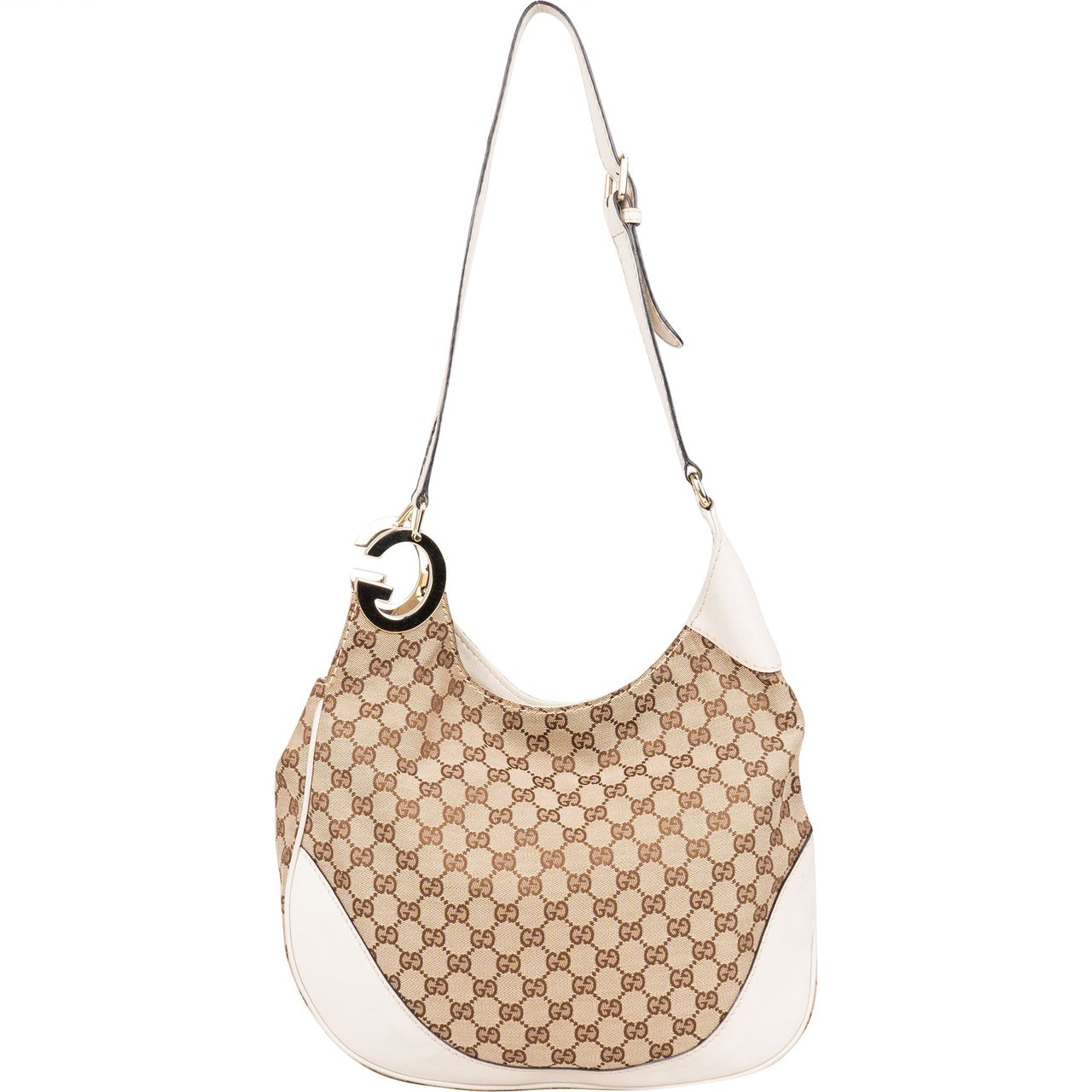 Gucci Gucci GG Monogram G Crossbody Bag Bruin