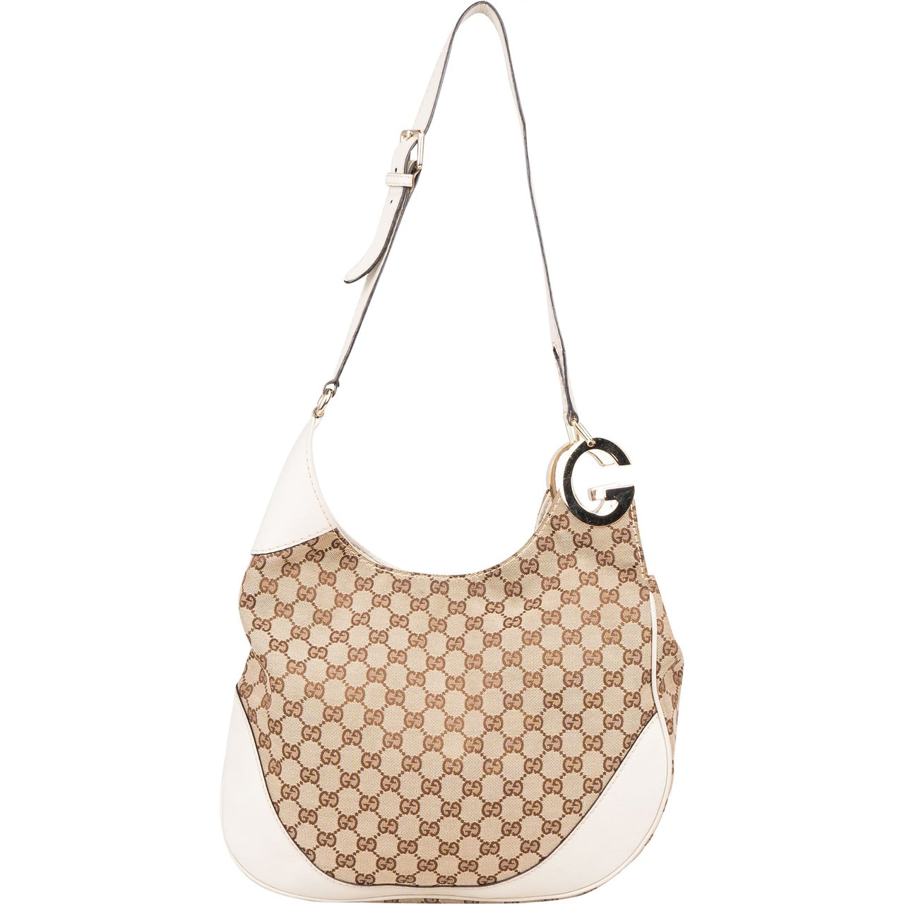 Gucci Gucci GG Monogram G Crossbody Bag Bruin