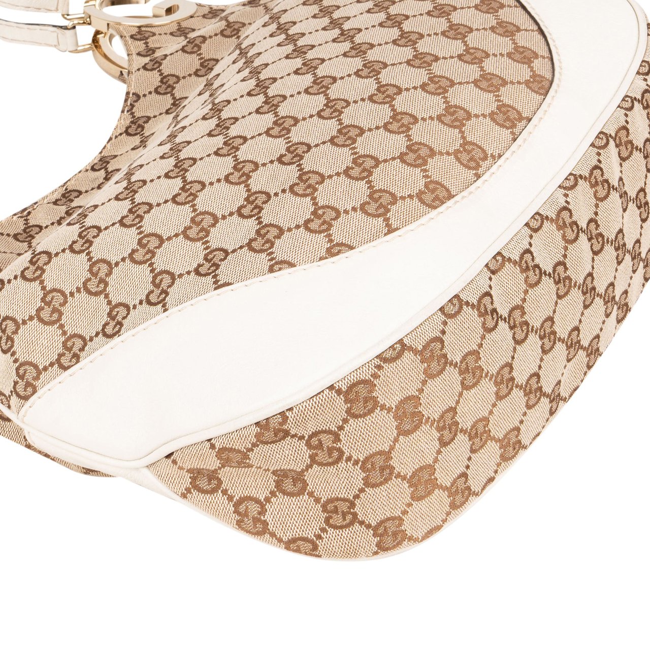 Gucci Gucci GG Monogram G Crossbody Bag Bruin