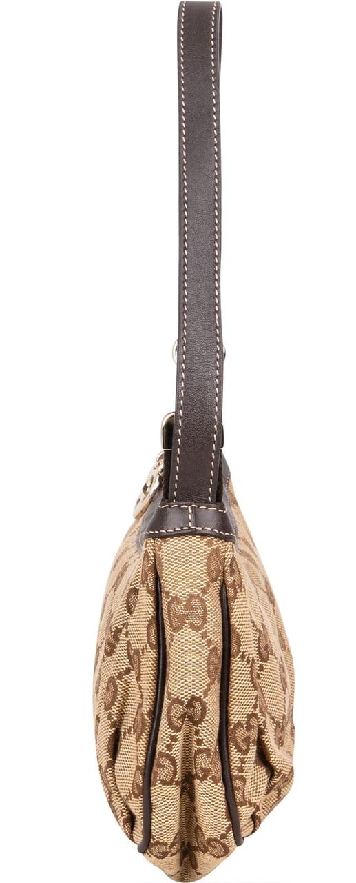 Gucci Gucci GG Monogram Heart Handbag Bruin