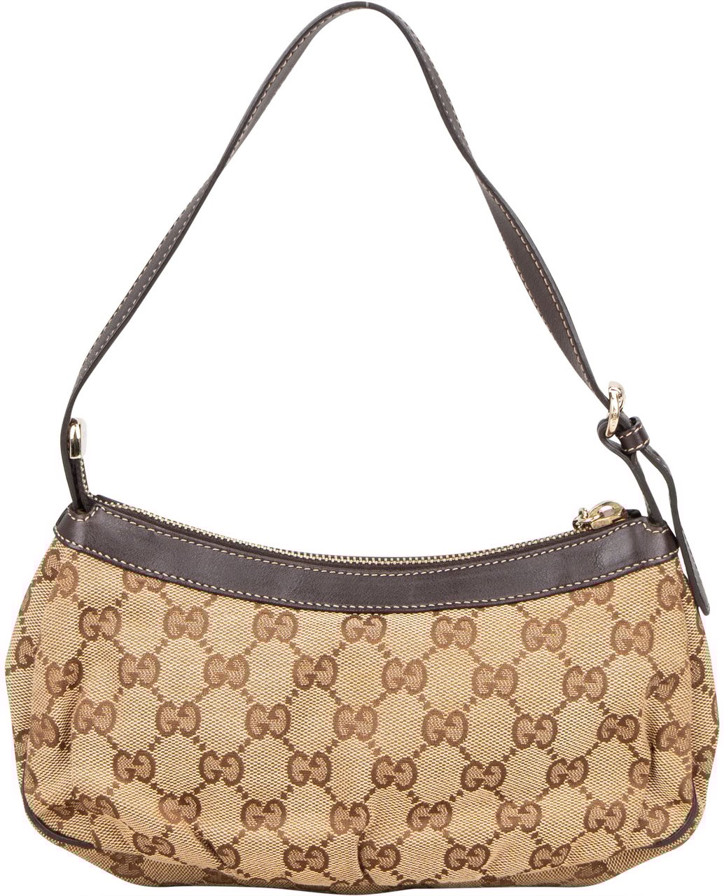 Gucci Gucci GG Monogram Heart Handbag Bruin