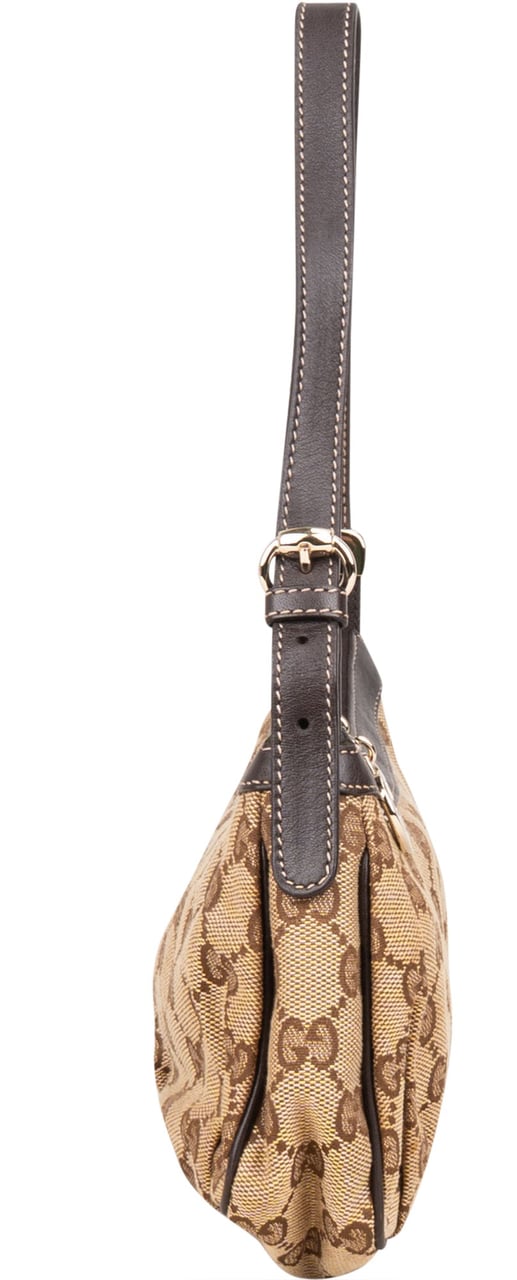 Gucci Gucci GG Monogram Heart Handbag Bruin