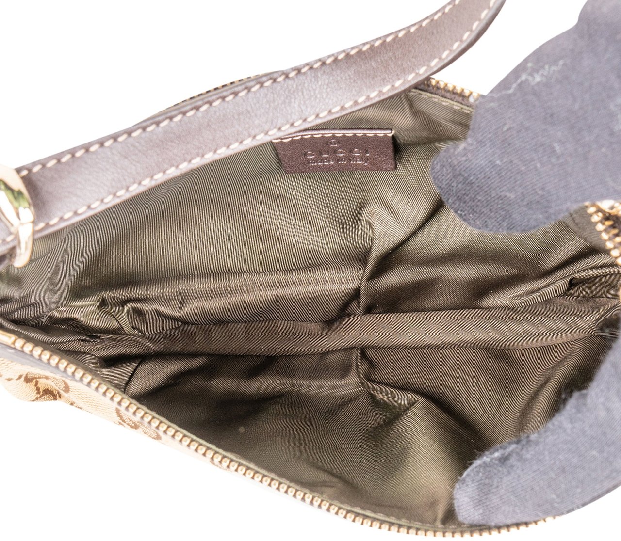 Gucci Gucci GG Monogram Heart Handbag Bruin