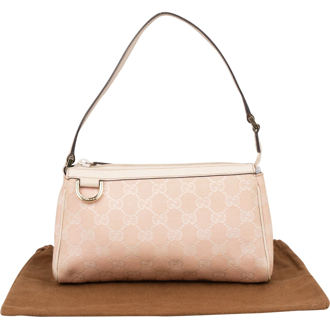 Gucci Gucci GG Monogram Mini Abbey Handbag Roze