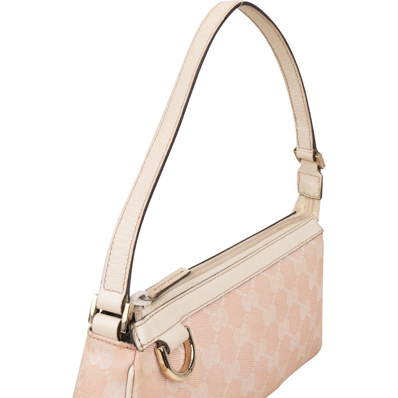 Gucci Gucci GG Monogram Mini Abbey Handbag Roze