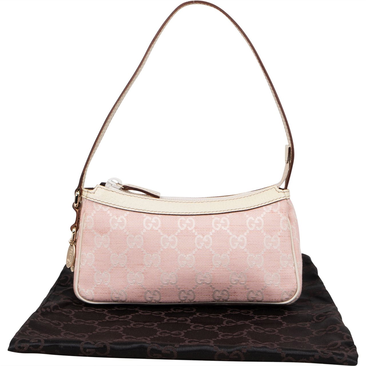 Gucci Gucci GG Monogram Mini Jolicoeur Handbag Roze
