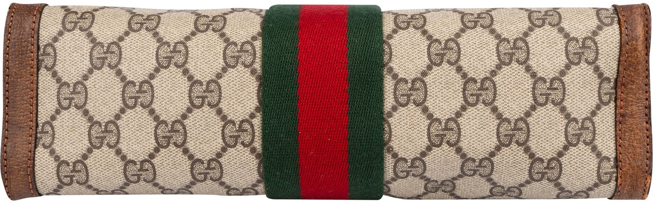 Gucci Gucci GG Monogram Clutch Bruin