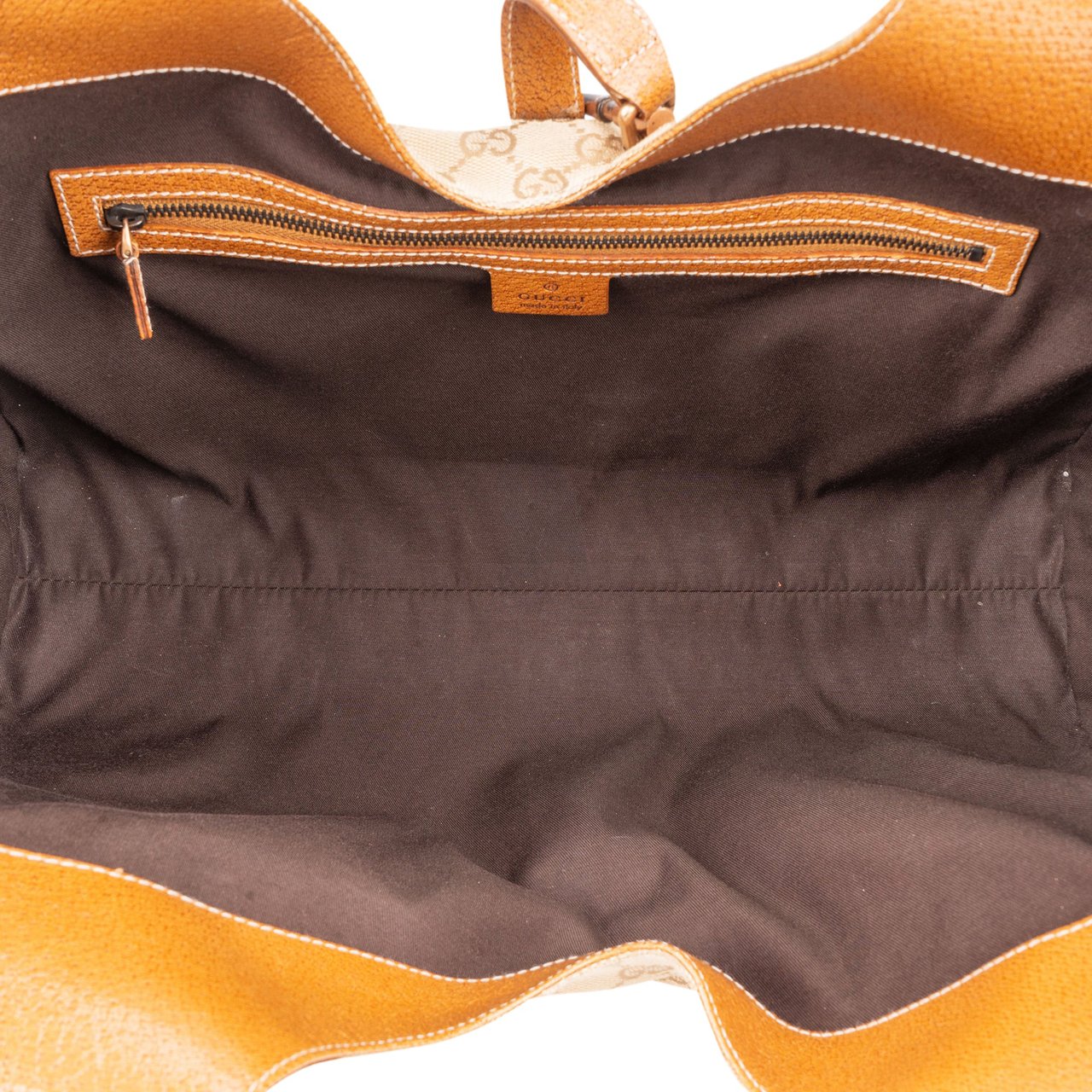 Gucci Gucci GG Monogram Jackie Handbag Bruin