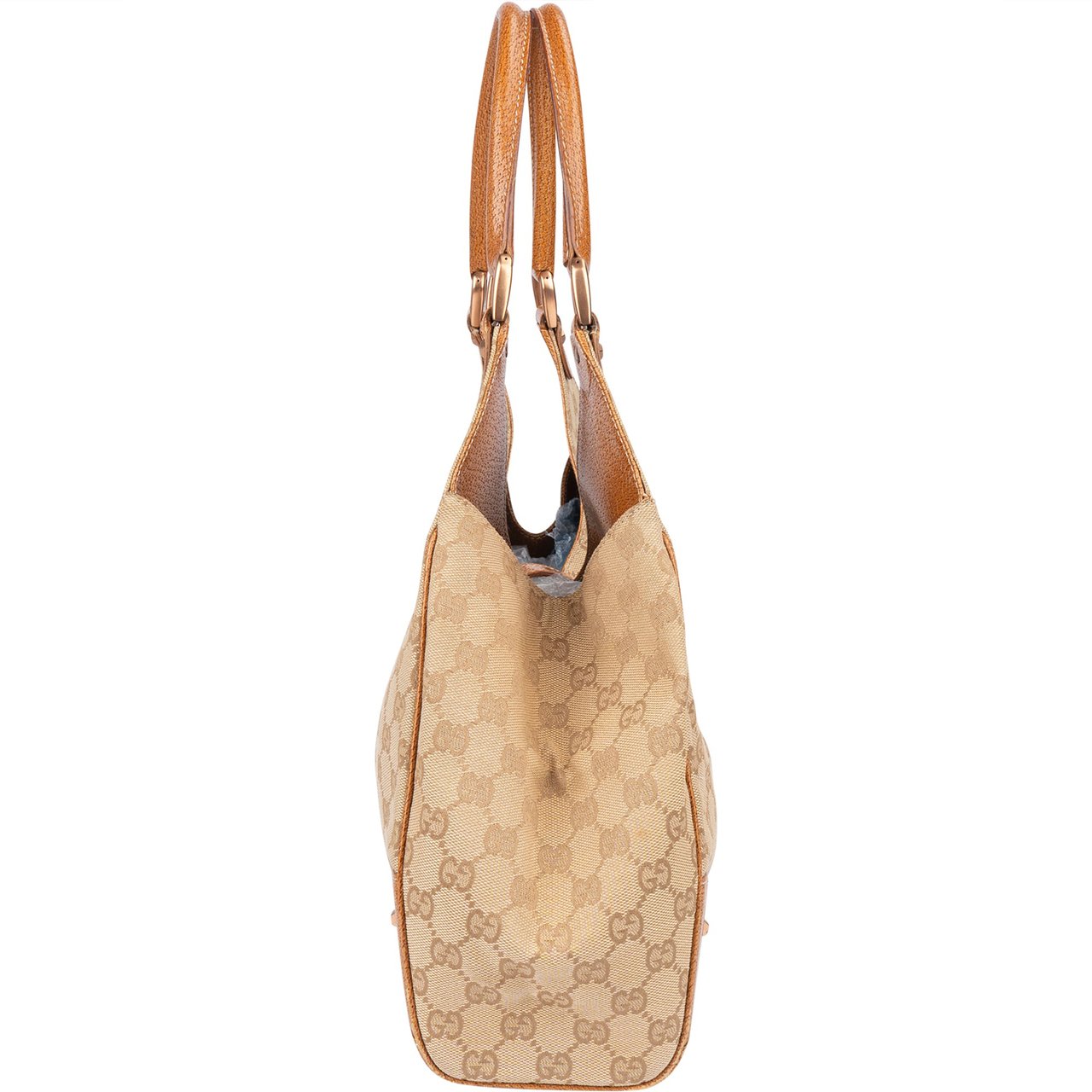 Gucci Gucci GG Monogram Jackie Handbag Bruin