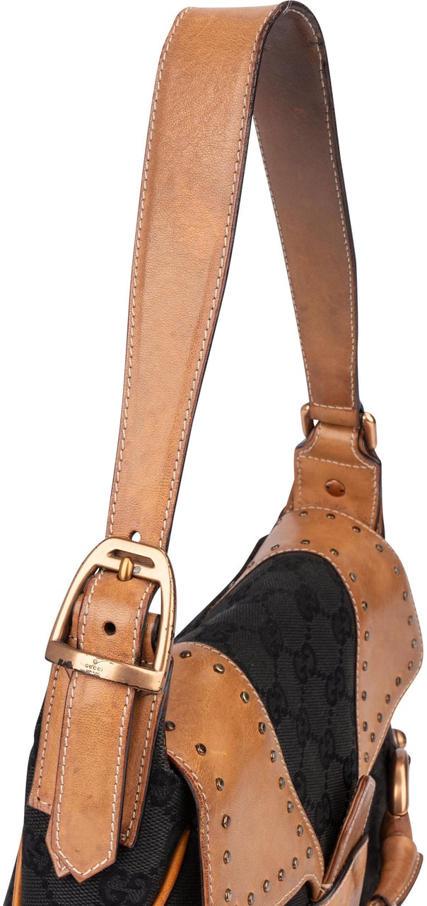 Gucci GG Monogram Horsebit Tom Ford Handbag Zwart