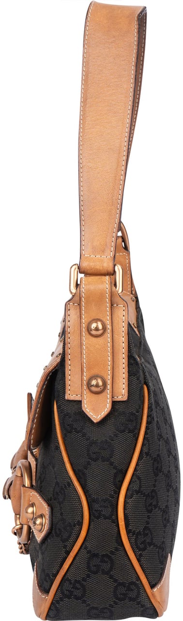 Gucci GG Monogram Horsebit Tom Ford Handbag Zwart