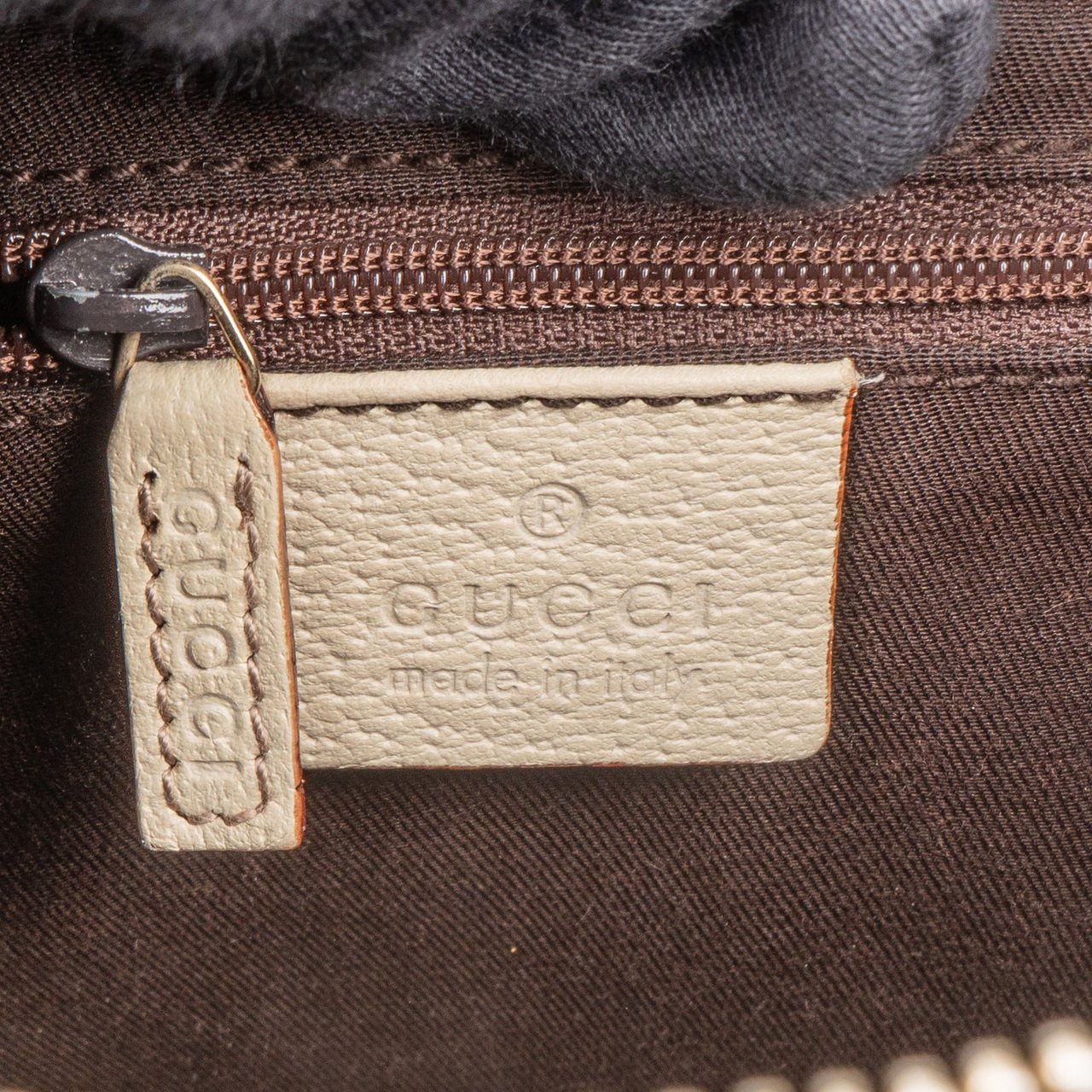 Gucci Gucci GG Monogram Abbey Handbag Bruin