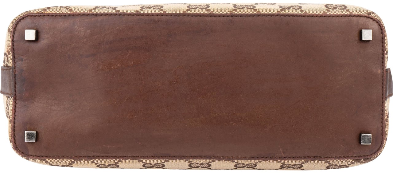 Gucci Gucci GG Monogram Clip Shoulder Bag Bruin