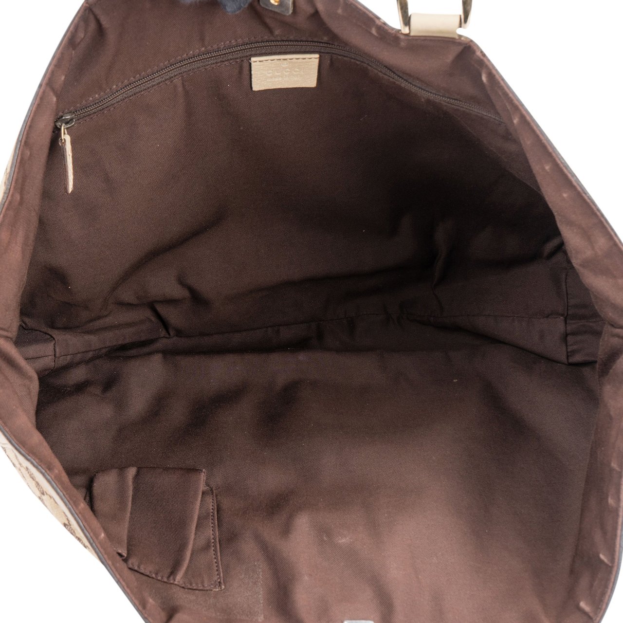 Gucci Gucci GG Monogram Abbey Handbag Bruin