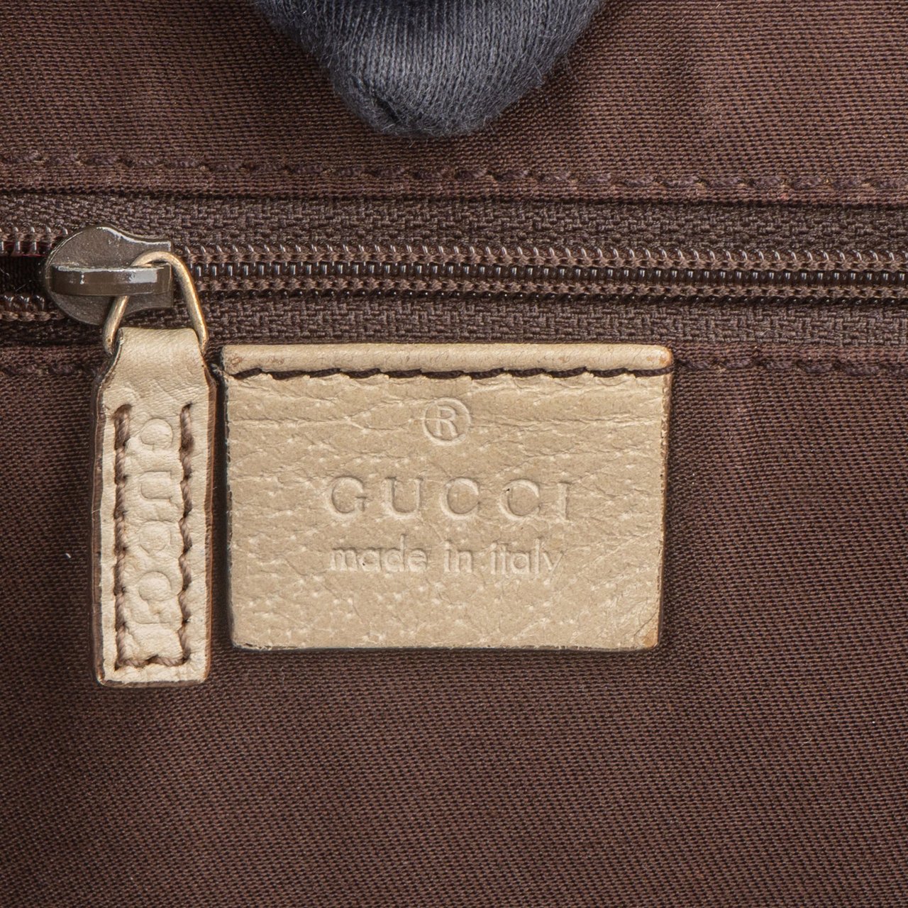 Gucci Gucci GG Monogram Abbey Handbag Bruin