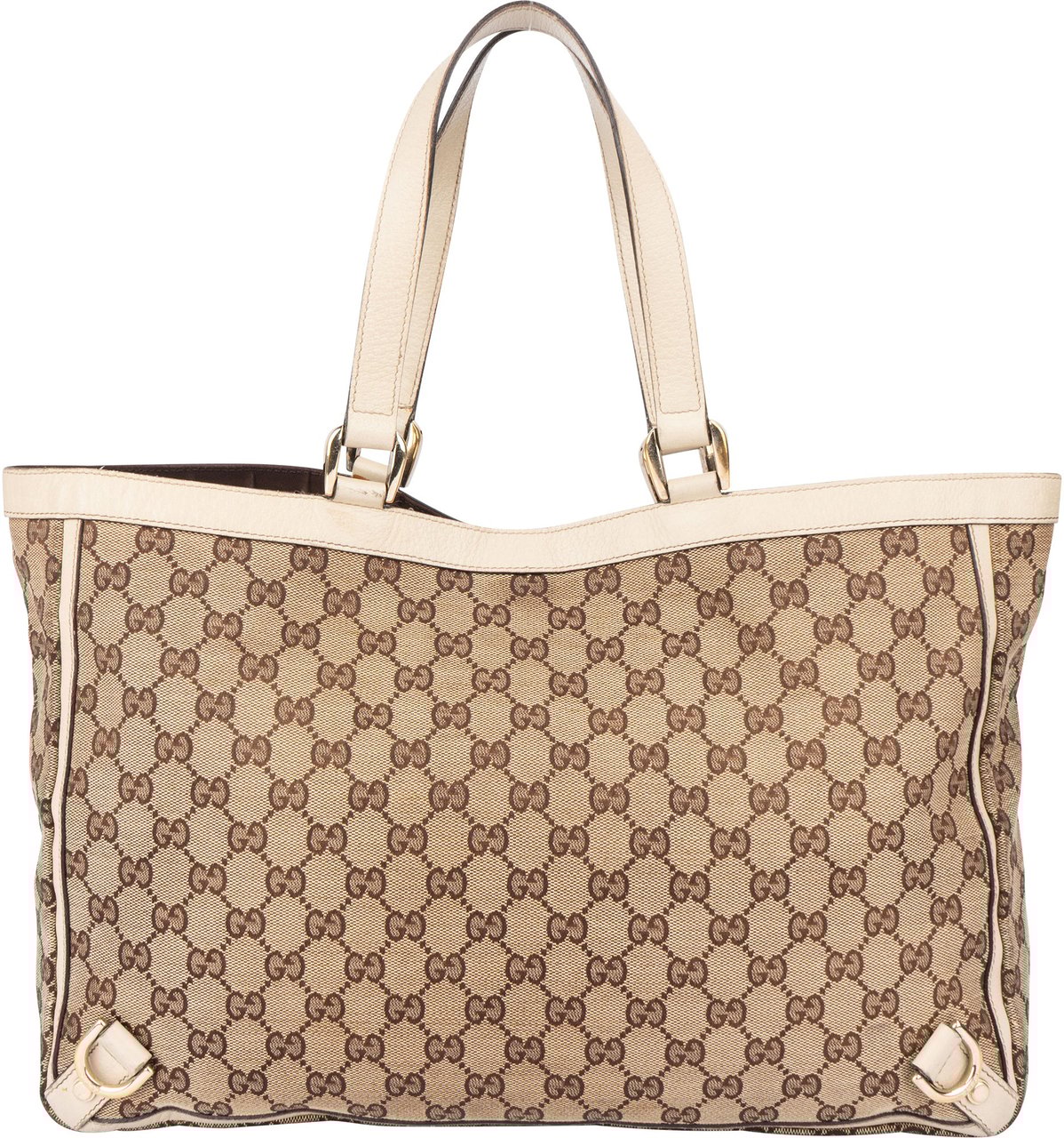 Gucci Gucci GG Monogram Abbey Handbag Bruin