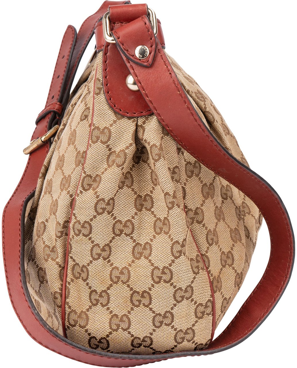 Gucci GG Monogram Sukey Crossbody Bag Bruin