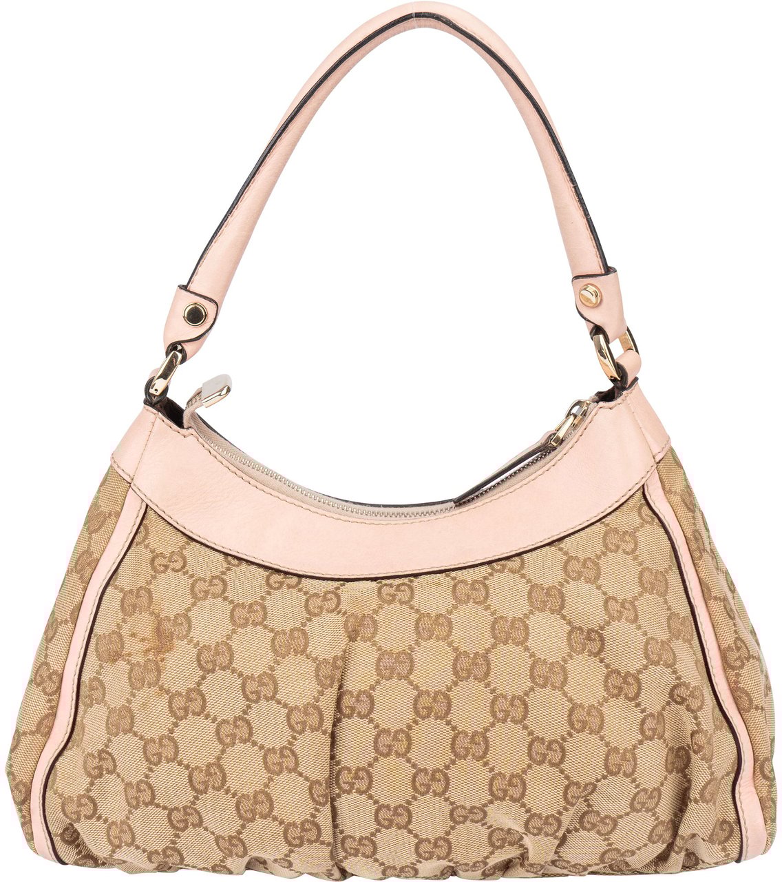 Gucci Gucci GG Monogram Abbey Handbag Bruin