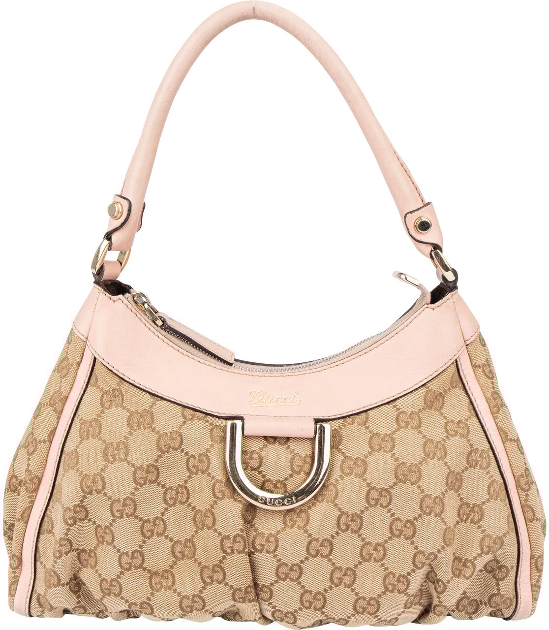 Gucci Gucci GG Monogram Abbey Handbag Bruin
