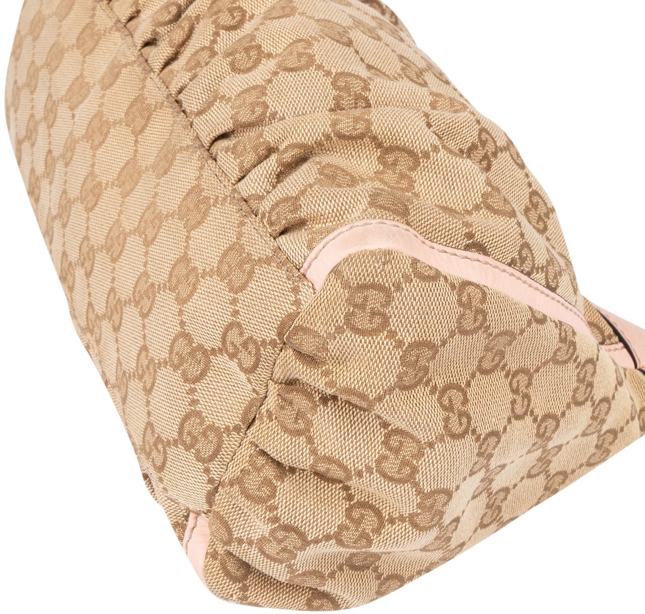 Gucci Gucci GG Monogram Abbey Handbag Bruin