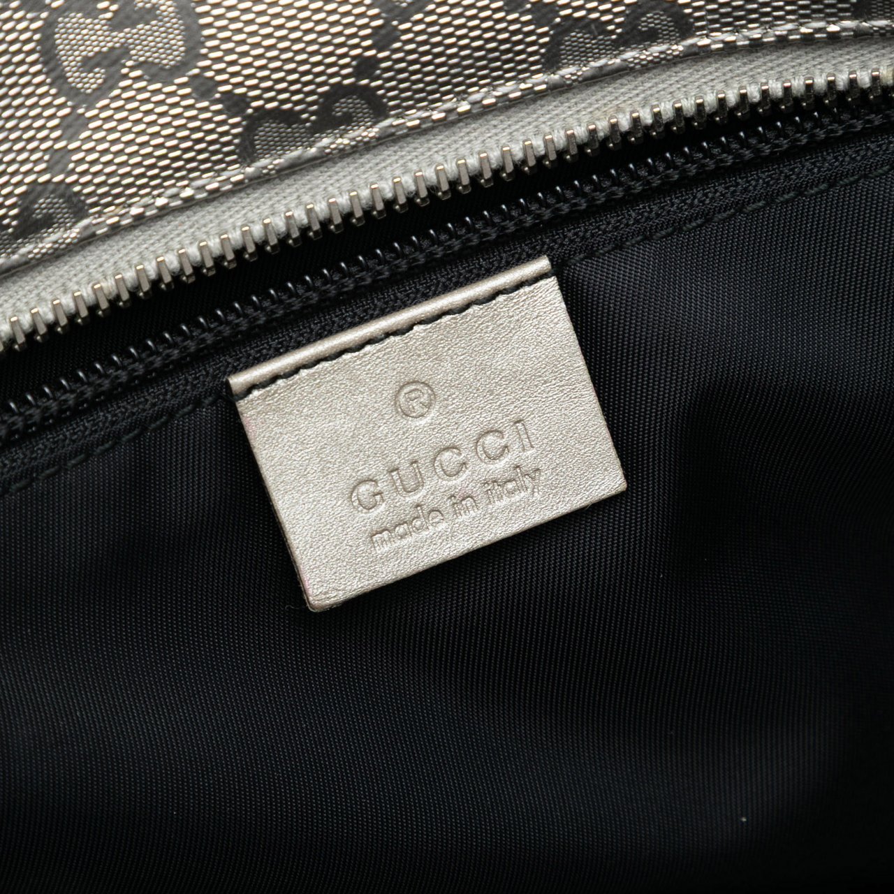 Gucci Medium GG Imprime Tote Zilver