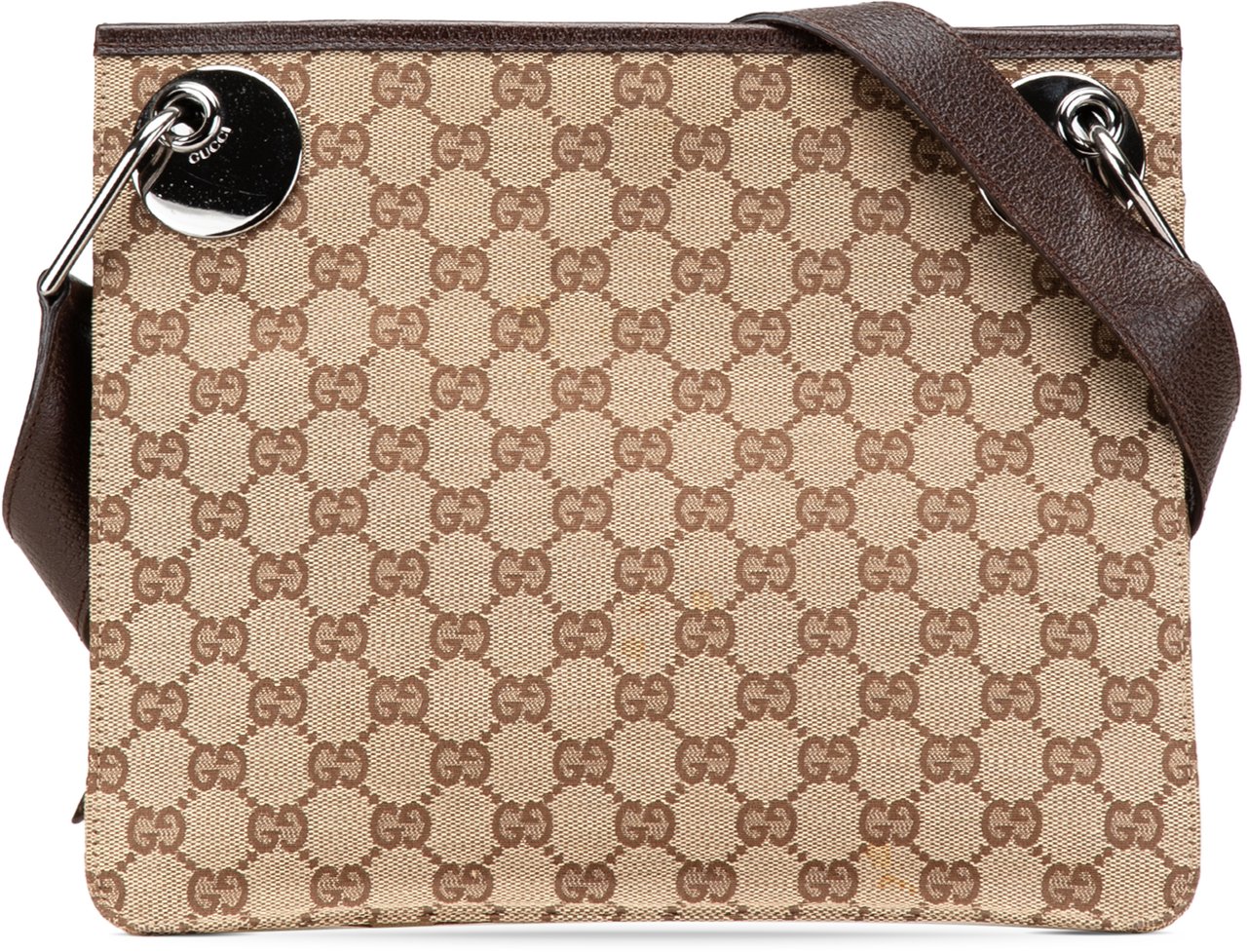 Gucci GG Canvas Eclipse Crossbody Bruin