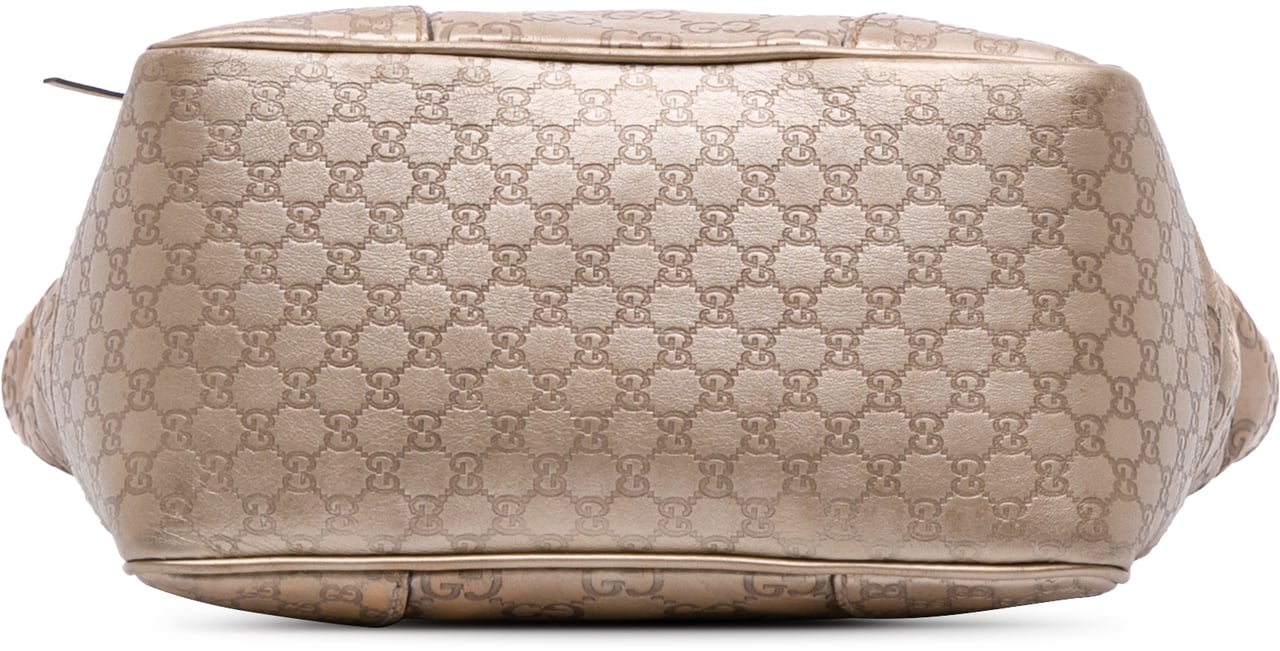 Gucci Small Guccissima Bree Satchel Goud