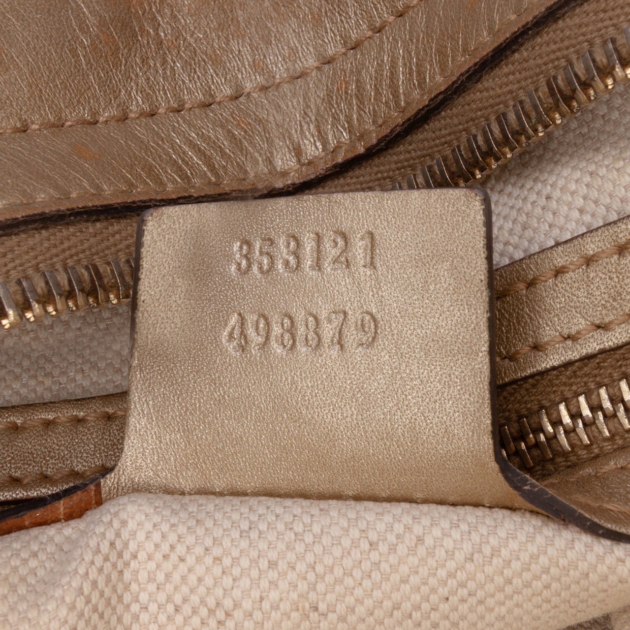 Gucci Small Guccissima Bree Satchel Goud