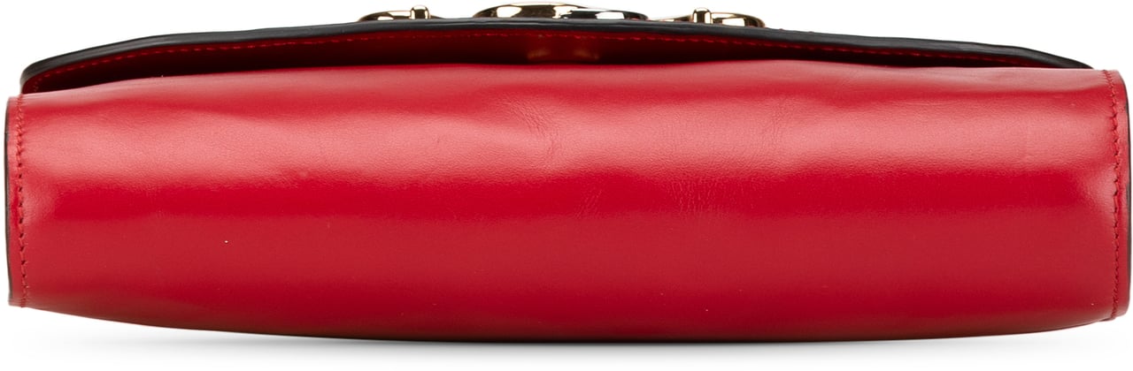 Gucci Small Leather Zumi Satchel Rood