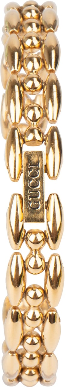 Gucci Gucci Gold Tone Change Bezel White Dial 11/12.2 Women Watch Goud