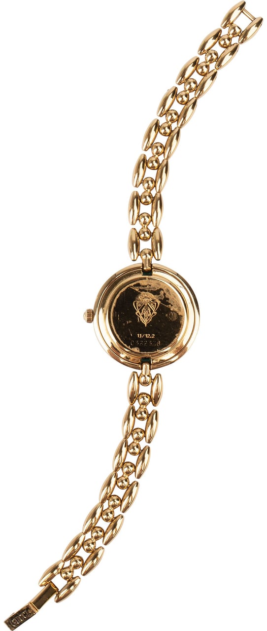 Gucci Gucci Gold Tone Change Bezel White Dial 11/12.2 Women Watch Goud